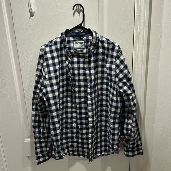 Express large checkered button down - Picture 1 of 1